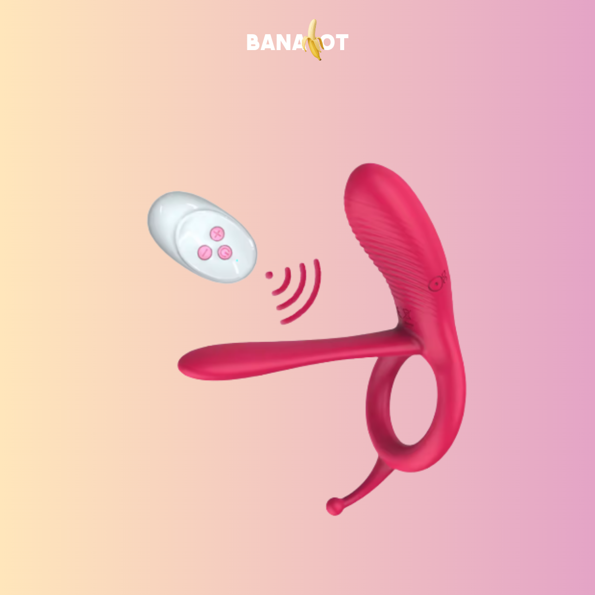 טבעת רטט זוגית MOR Bananot